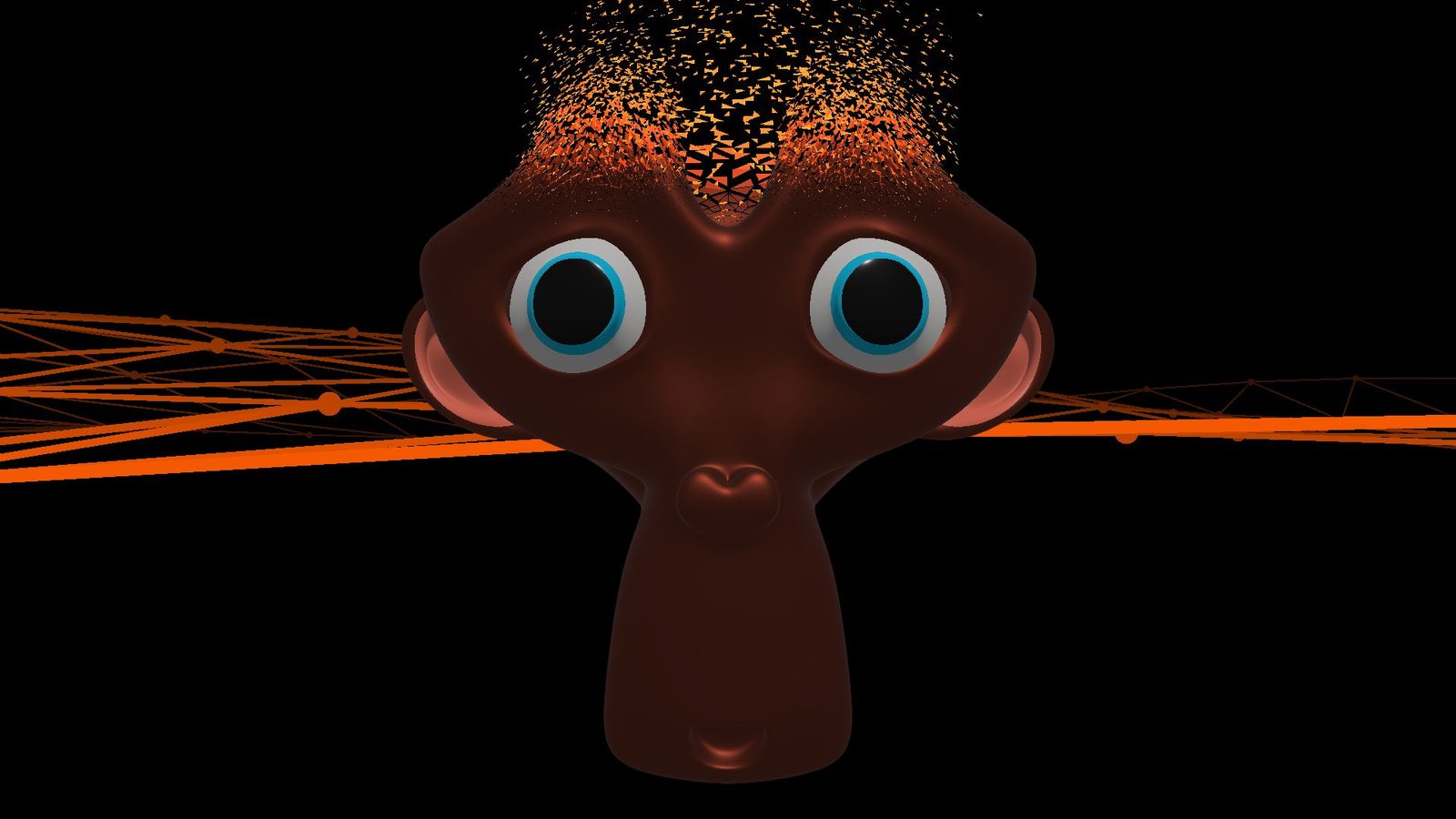 A 3D model rendered live in Fluence with PBR shading.